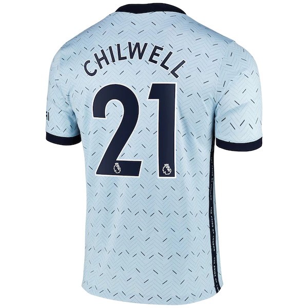Camiseta Chelsea NO.21 Chilwell 2ª 2020-2021 Azul